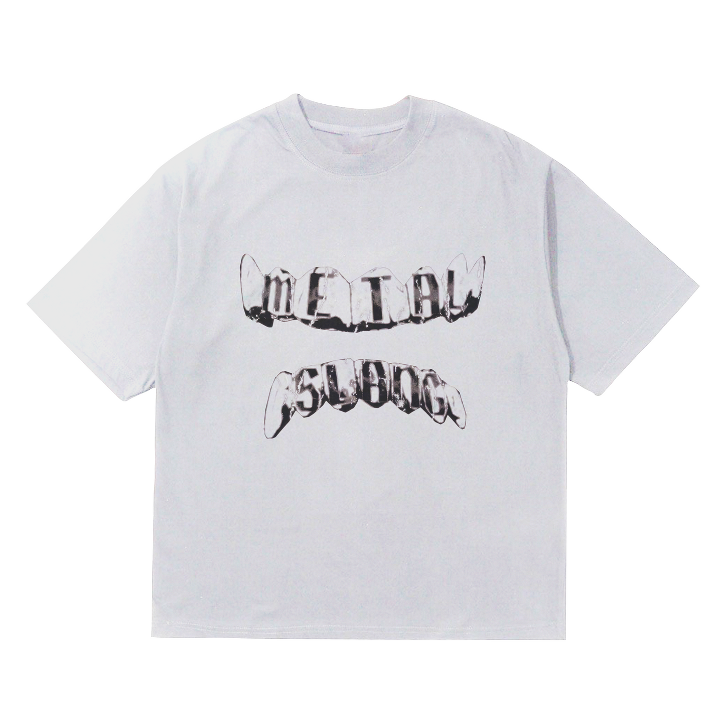 T-shirt ''Metal Teeth'' White